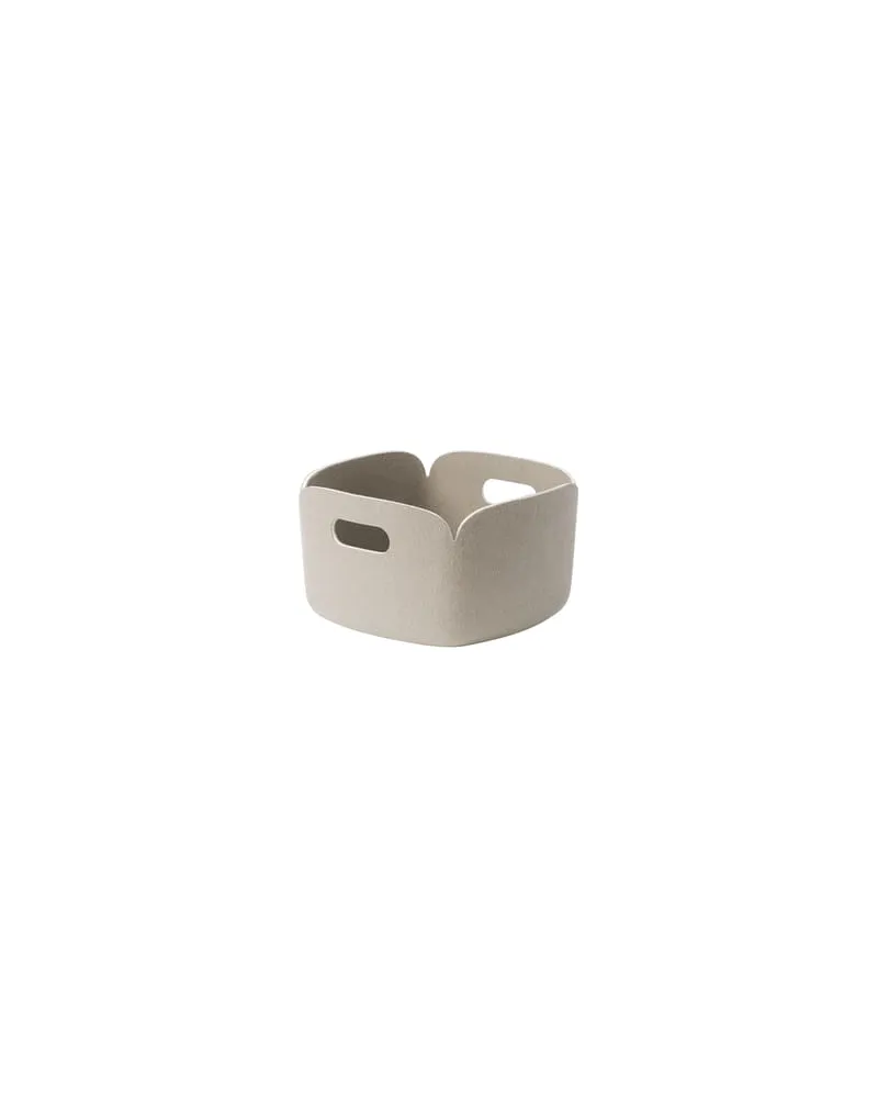 Muuto Korb Restore - Beige - Filz, recycelt - Designer Mika Tolvanen 