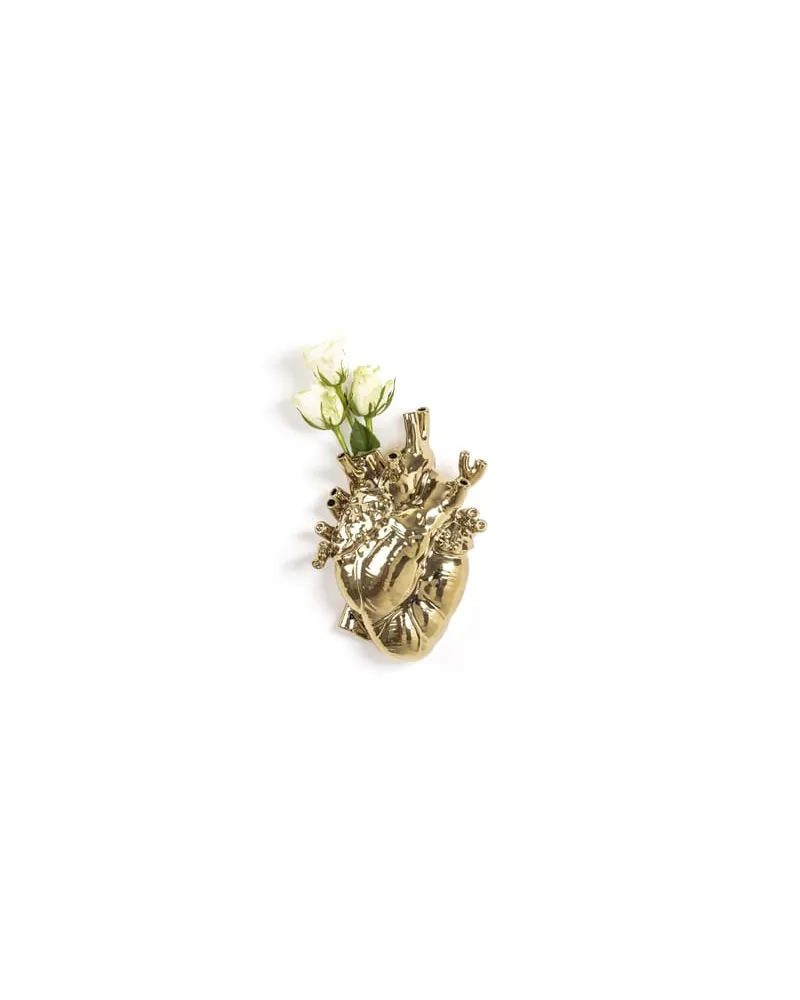 Seletti Vase Love in Bloom - Metall - Porzellan, bemalt - Designer Marcantonio 