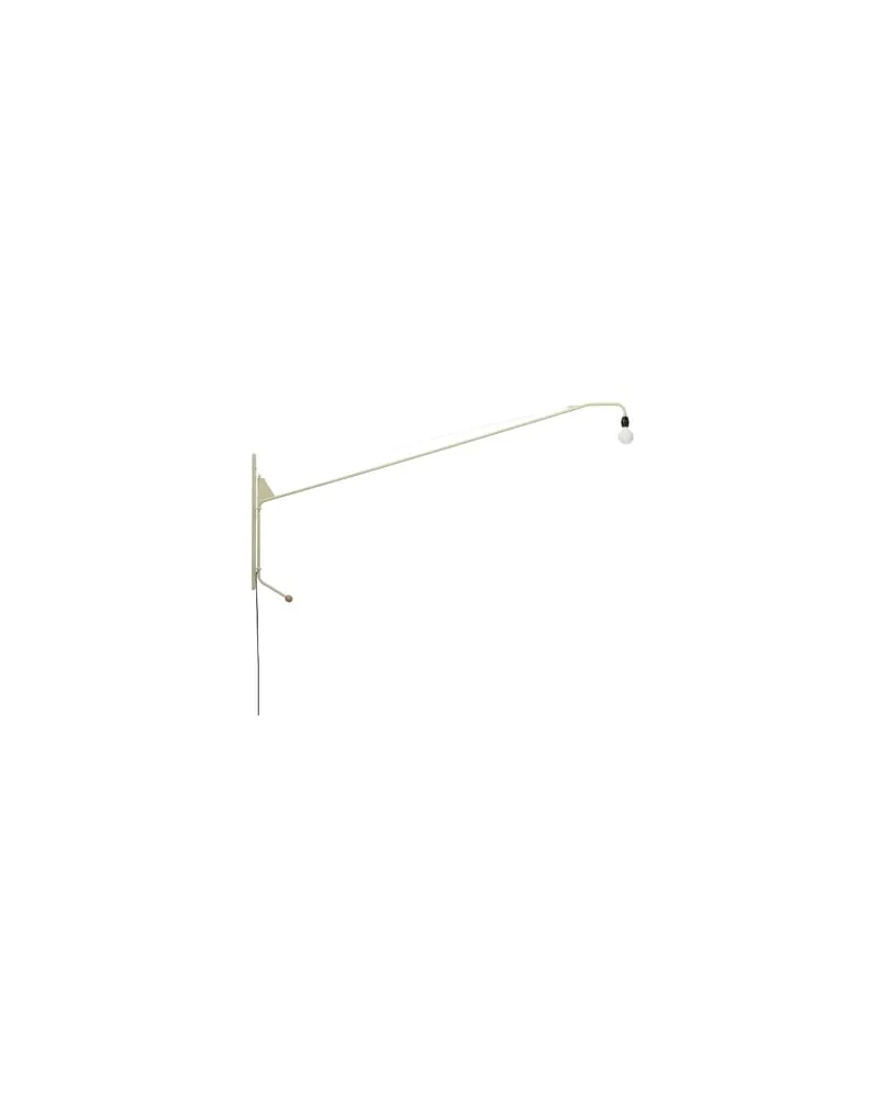 Vitra Wandleuchte mit Stromkabel Lampe Prouvé - Weiß - Epoxidbeschichteter Stahl - Designer Jean Prouvé 