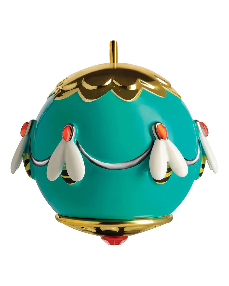 Alessi Weihnachtskugel Noël - Bunt - Porzellan - Designer Marcello Jori 