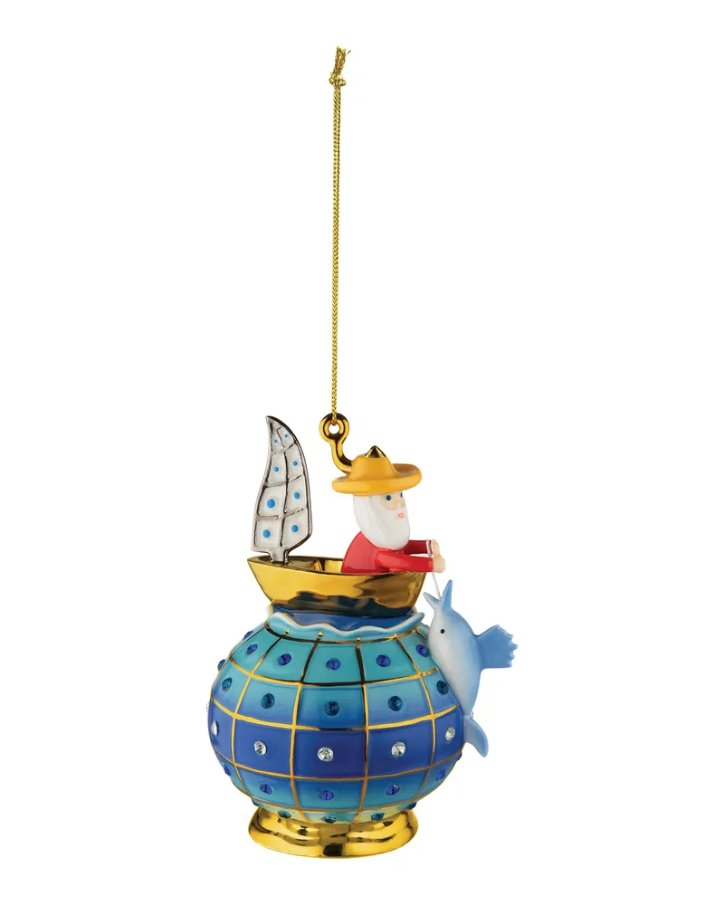 Alessi Weihnachtskugel Noël - Bunt - Porzellan - Designer Marcello Jori 