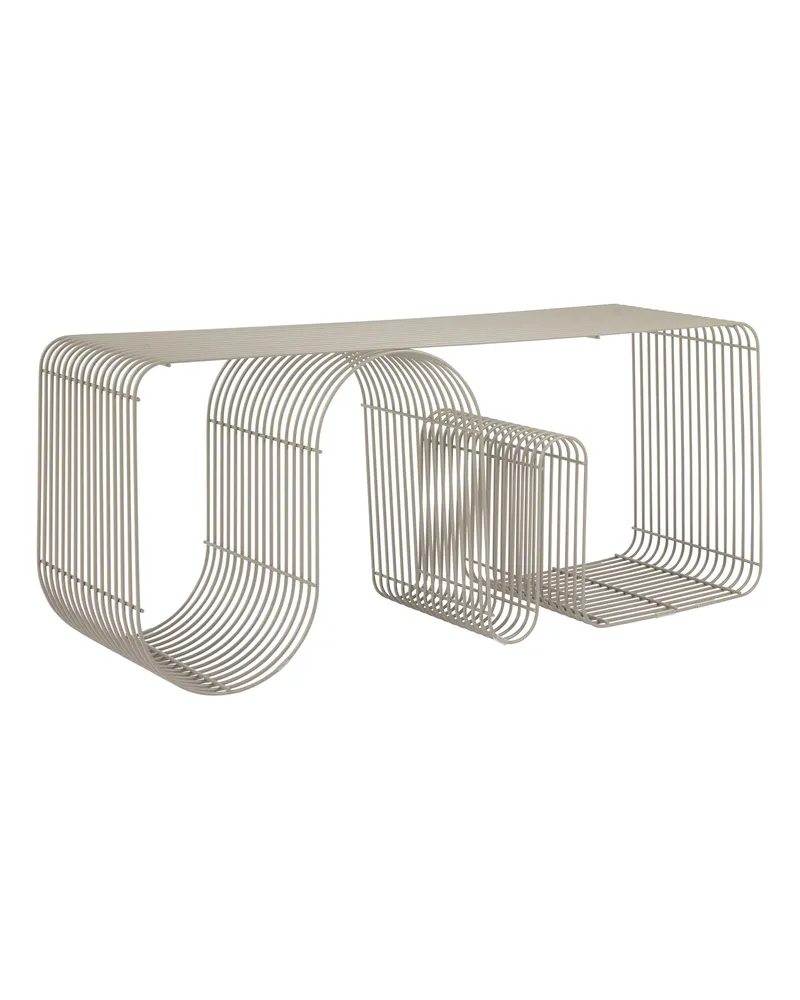 AYTM Bank Curva - Beige - Stahl 