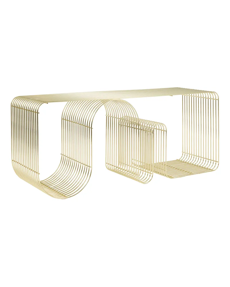 AYTM Bank Curva - Beige - Stahl 