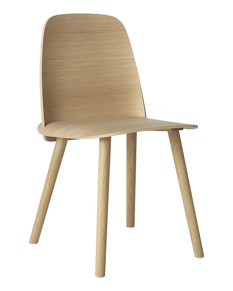 Muuto Stuhl Nerd - Schwarz - Eschefurnier - Designer David Geckeler 