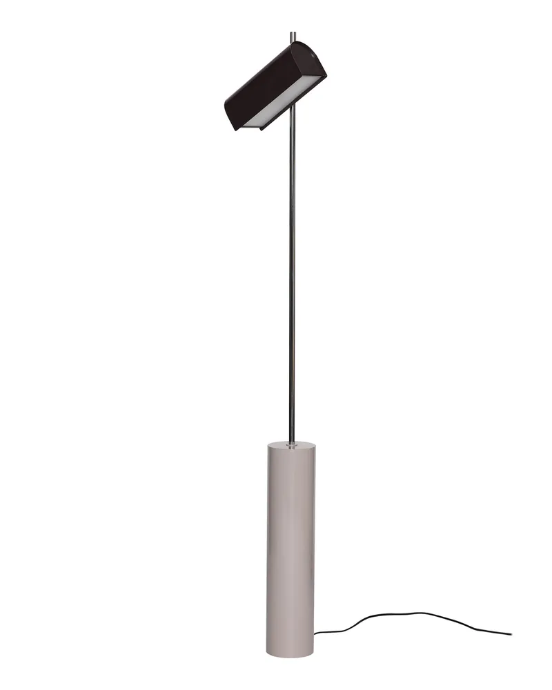 Hübsch Stehleuchte Reflector - Braun - Eisen 