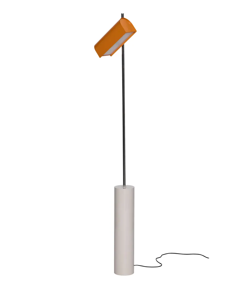 Hübsch Stehleuchte Reflector - Orange - Eisen 