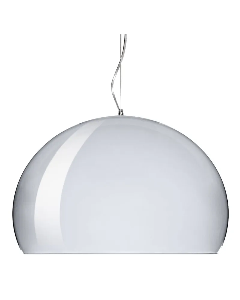 Kartell Pendelleuchte FL/Y - Metall - Metallisierte PMMA - Designer Ferruccio Laviani 