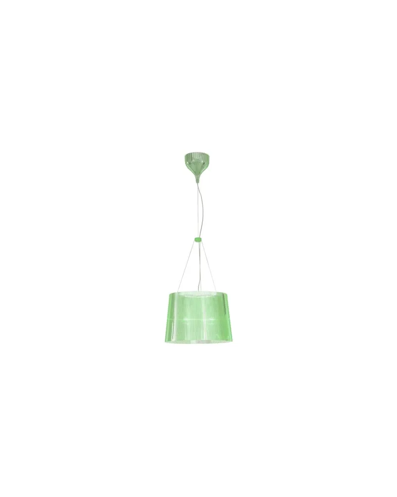 Kartell Pendelleuchte E - Grün - Polycarbonat 2.4 - Designer Ferruccio Laviani 