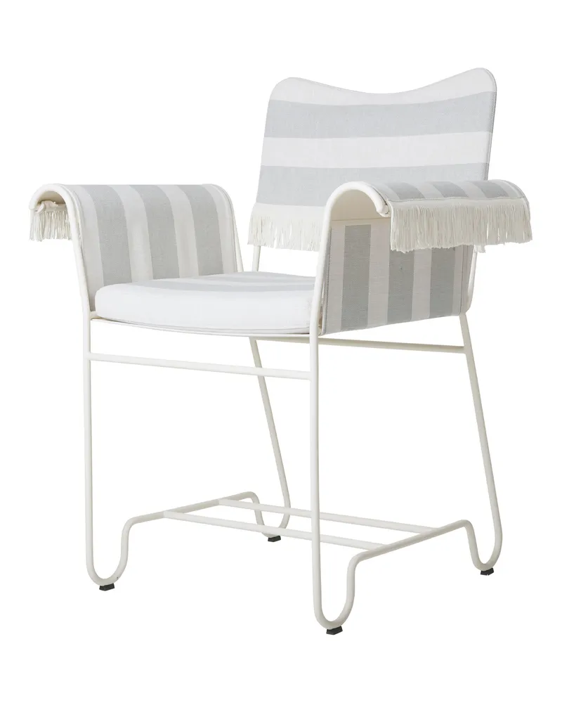 Gubi Gepolsterter Sessel Tropique - Grau - Schaumstoff - Designer Mathieu Matégot 