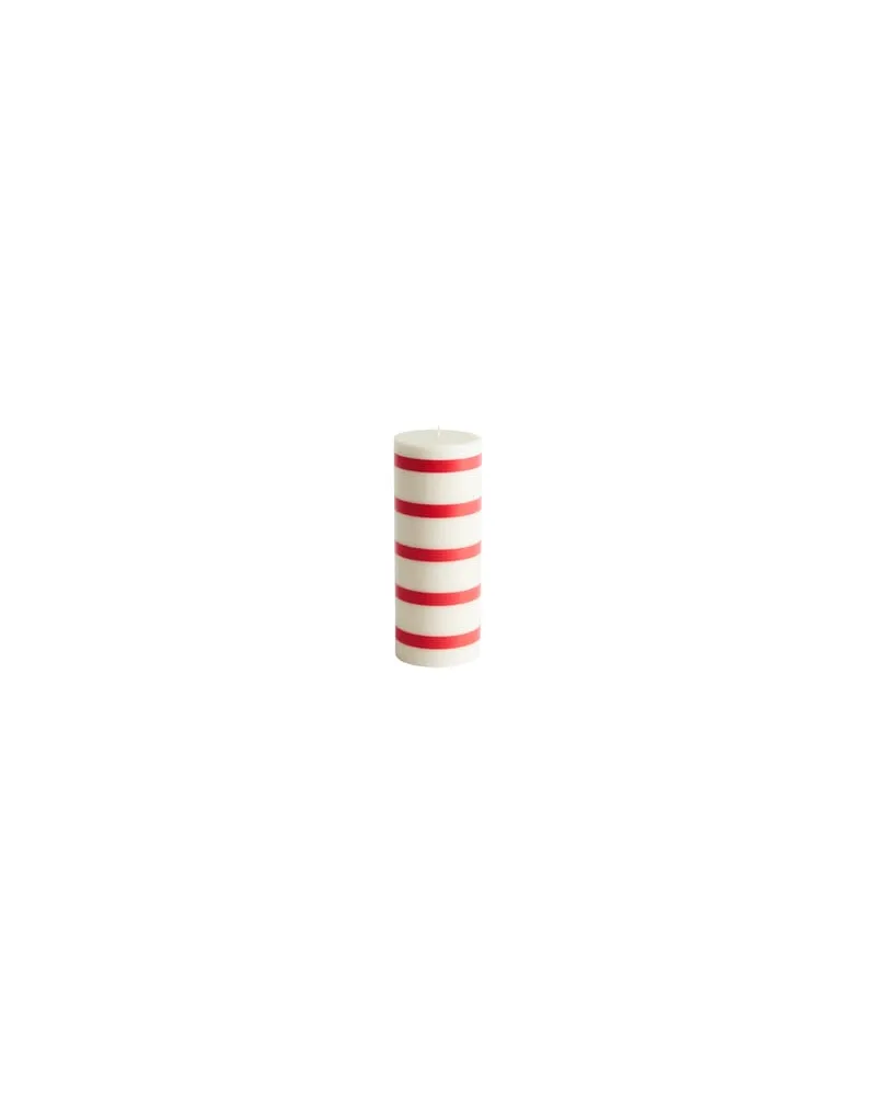 Hay Blockkerze Column - Rot - Stearin 