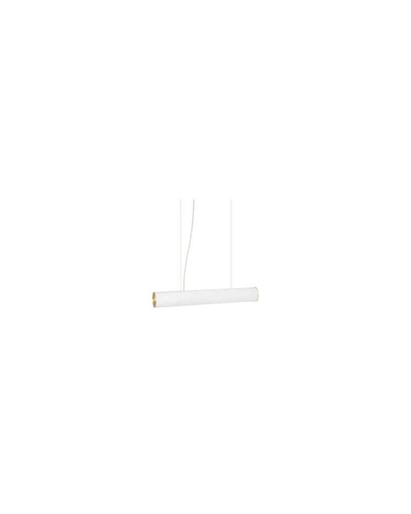 ferm LIVING Pendelleuchte Vuelta - Weiß - Opalglas mit Streifen - Designer Trine Andersen 