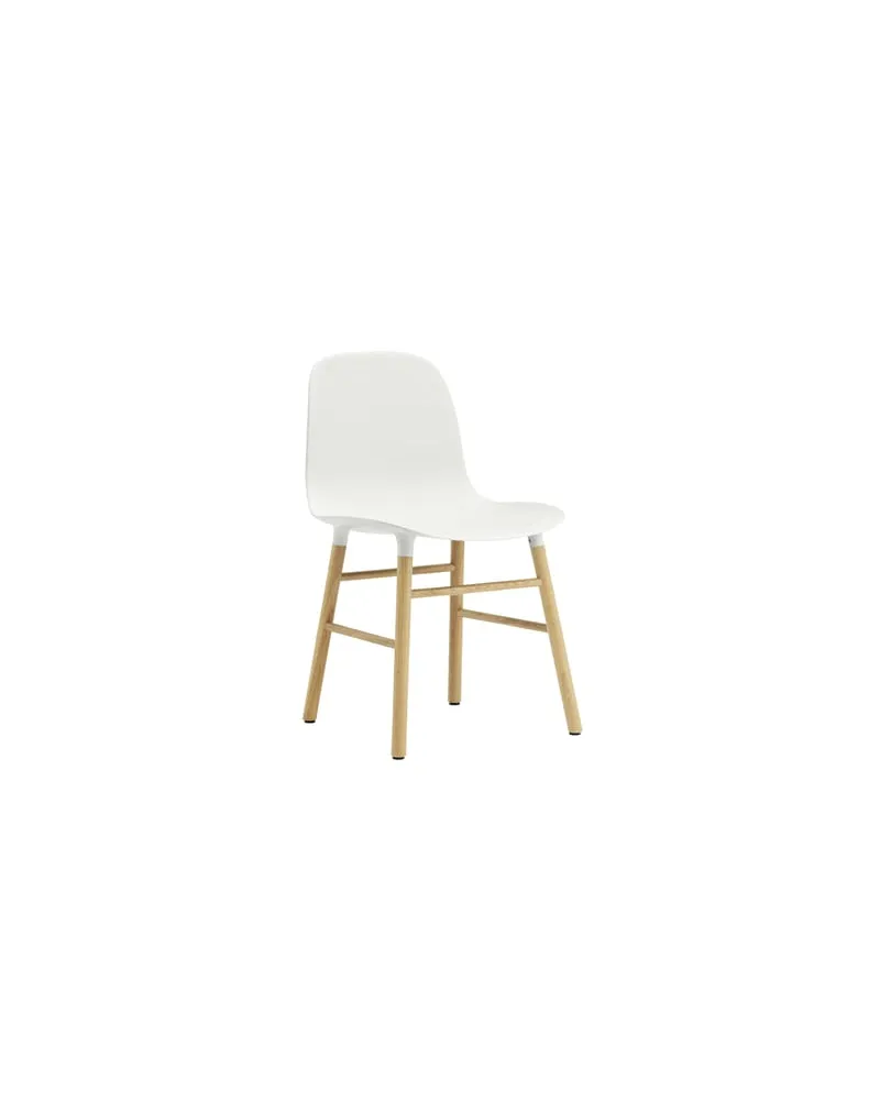 Normann Copenhagen Stuhl Form - Weiß - Eiche - Designer Simon Legald 