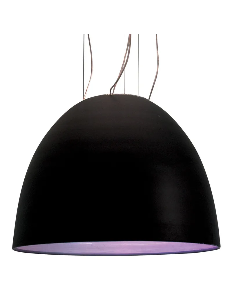 Artemide Pendelleuchte Nur - Schwarz - Aluminium - Designer Ernesto Gismondi 