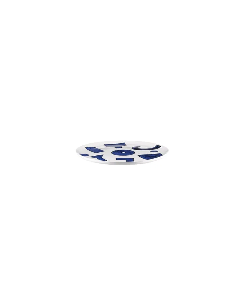 Alessi Teller Itsumo - Blau - Porzellan - Designer Samiro Yunoki 