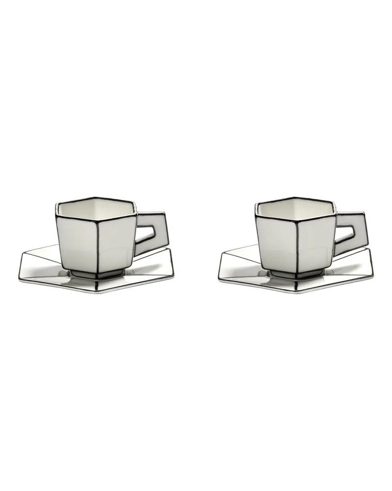 Serax Espressotasse Carte Blanche - Weiß - Porzellan - Designer Annebet Philps 