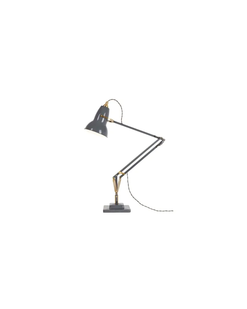 Anglepoise Tischleuchte 1227 - Grau - Gusseisen - Designer George Carwardine 