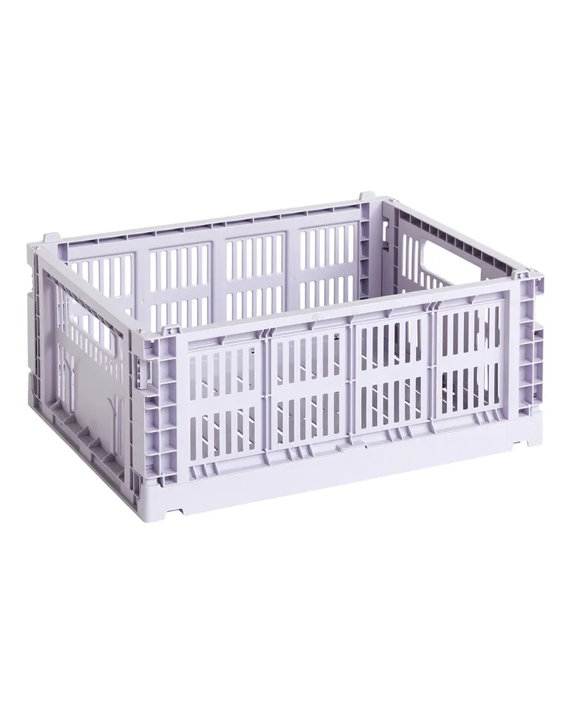 Hay Korb Colour Crate - Rosa - Recyceltes Polypropylen - Designer Hay Studio 