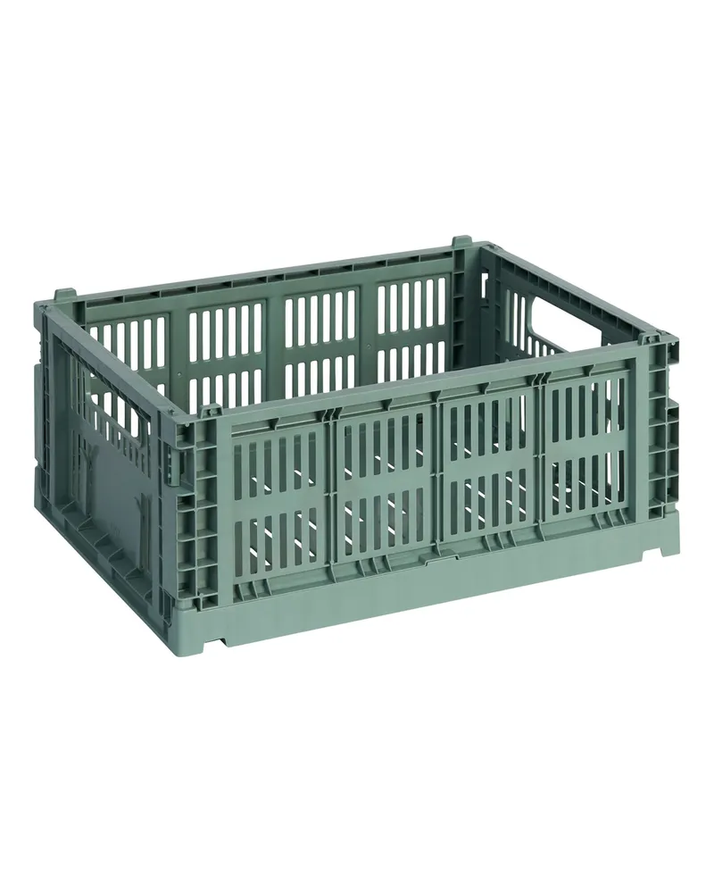 Hay Korb Colour Crate - Rosa - Recyceltes Polypropylen - Designer Hay Studio 