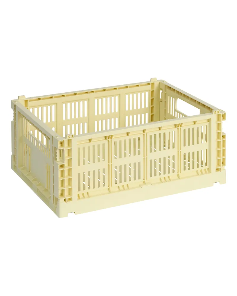 Hay Korb Colour Crate - Rosa - Recyceltes Polypropylen - Designer Hay Studio 