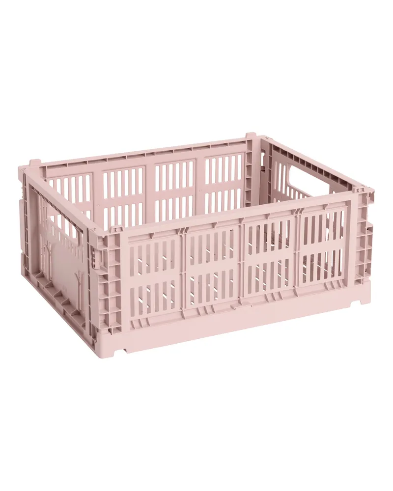 Hay Korb Colour Crate - Rosa - Recyceltes Polypropylen - Designer Hay Studio 