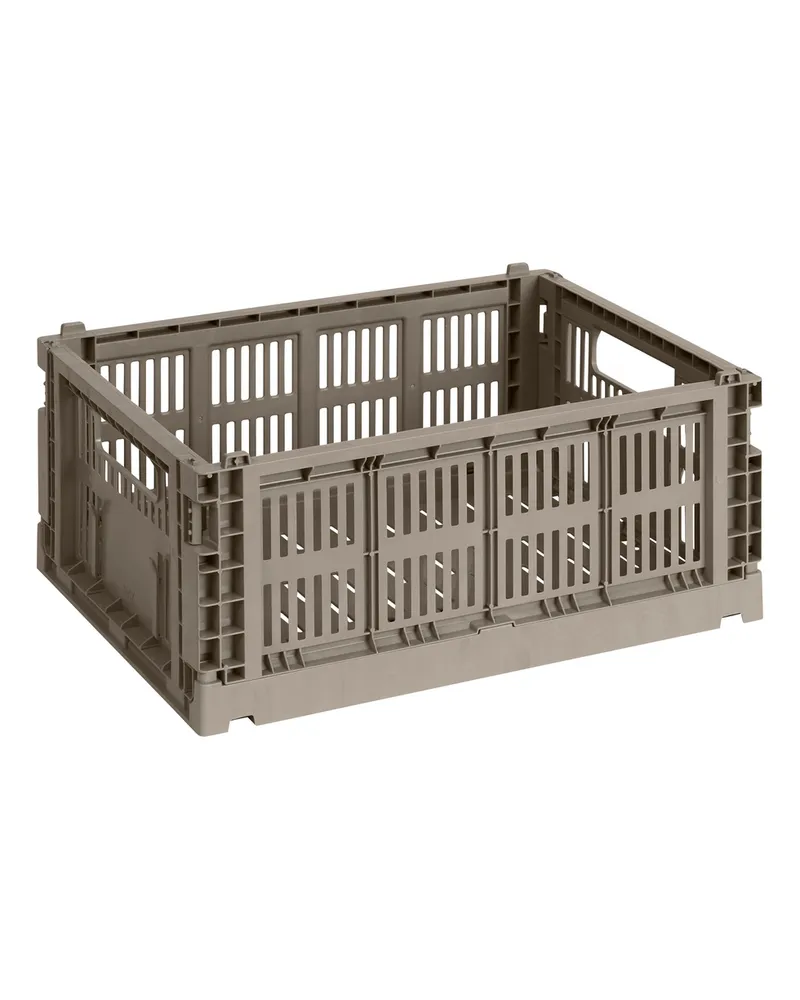 Hay Korb Colour Crate - Rosa - Recyceltes Polypropylen - Designer Hay Studio 