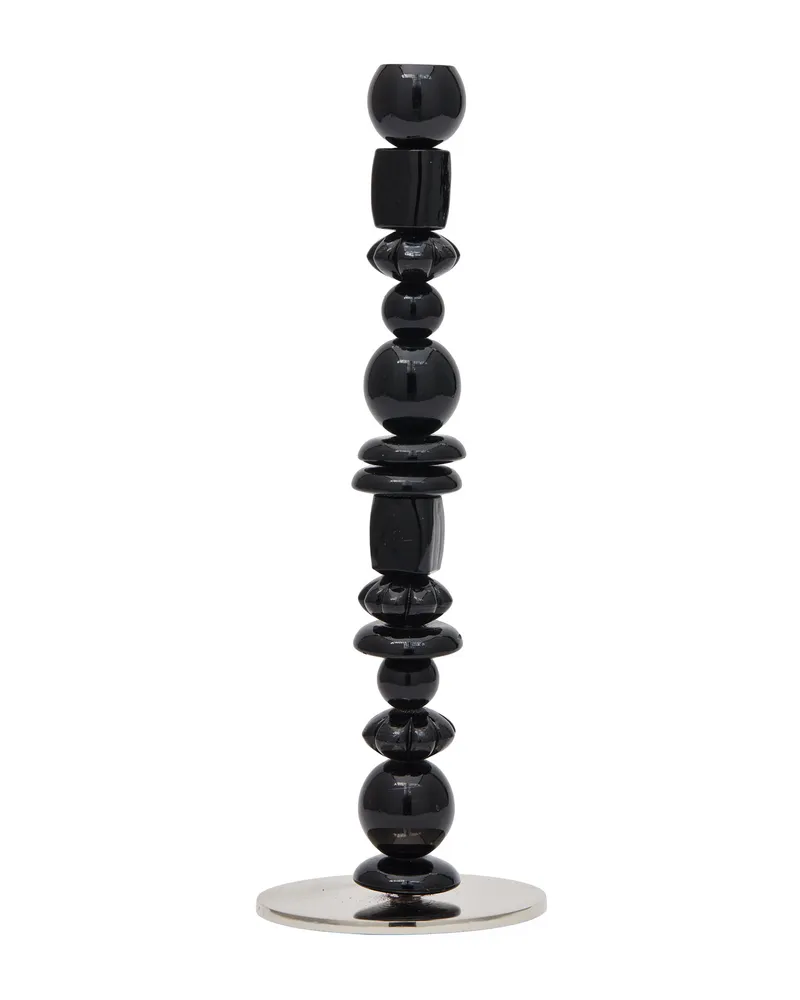 POLSPOTTEN Kerzenleuchter Beads - Grün - Recyceltes Glas 