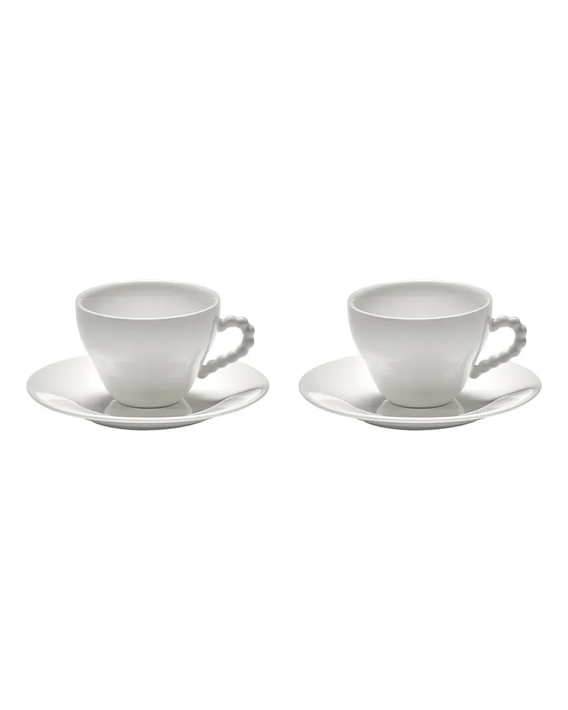 Serax Tasse mit Untertasse LES OBJETS MOULEVERSANTS - Blau - emailliertes Porzellan - Designer Wouters & Hendrix 