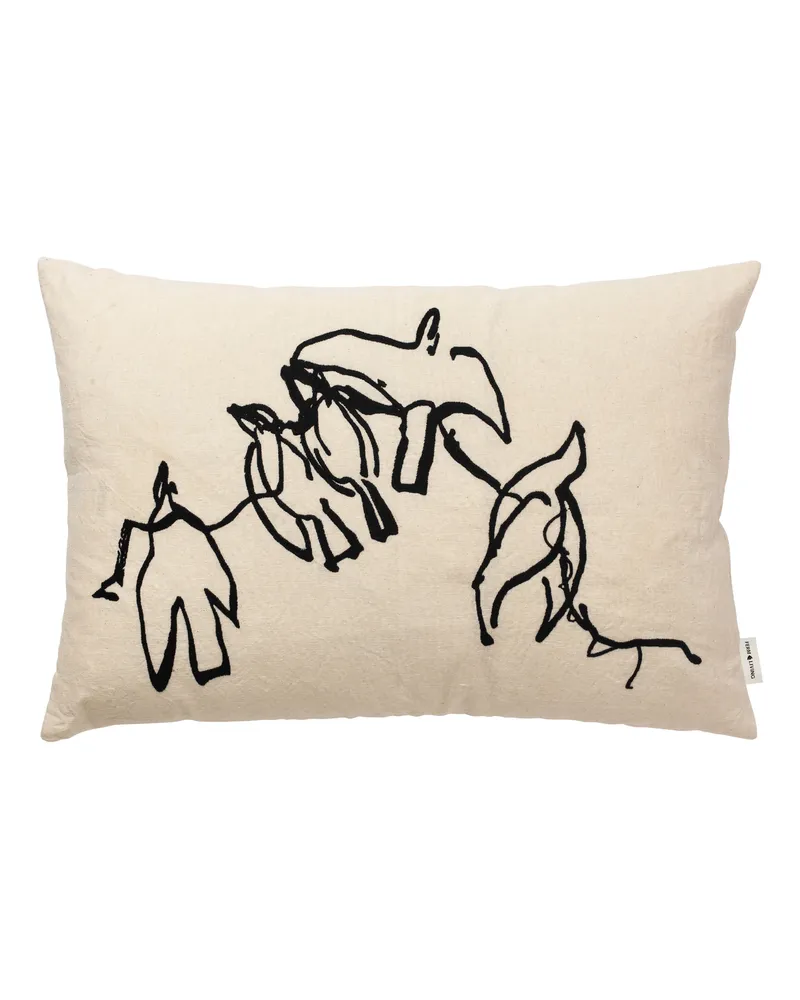 ferm LIVING Kissen Vuelo - Weiß - Daunen 