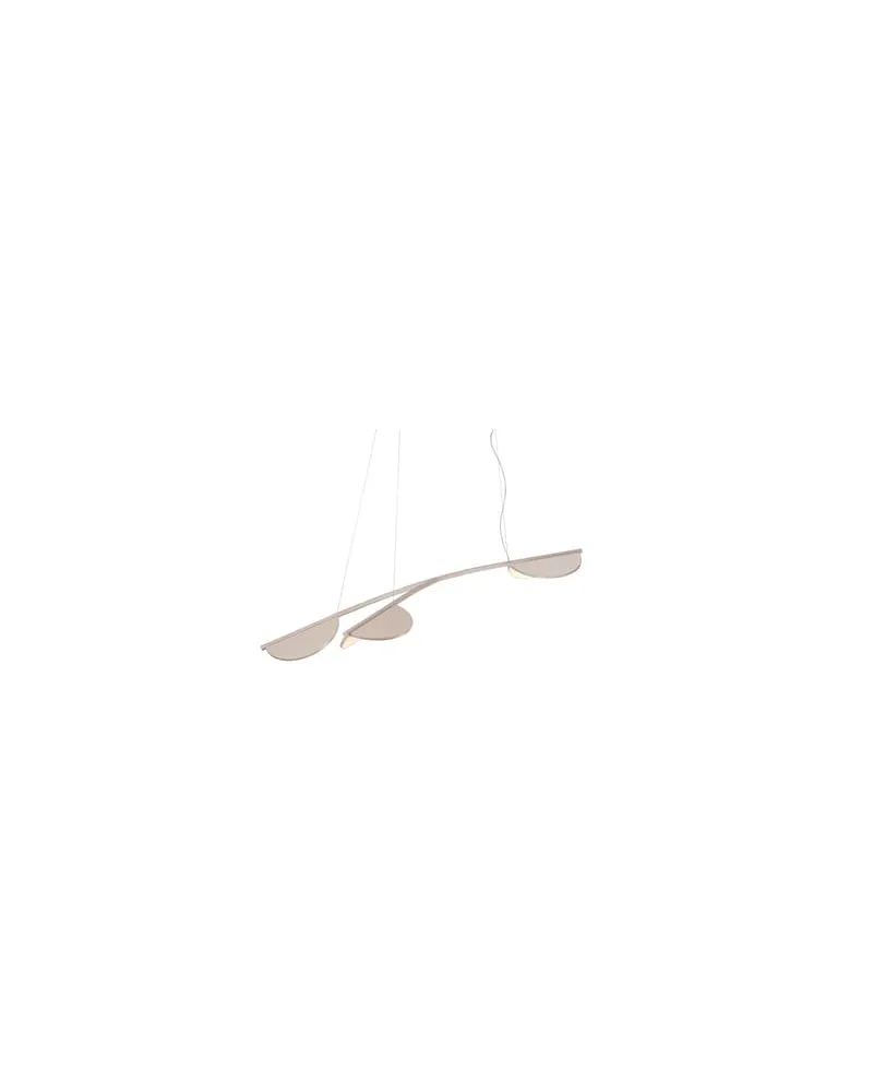 Flos Pendelleuchte Almendra - Beige - bemaltes Aluminium - Designer Patricia Urquiola 