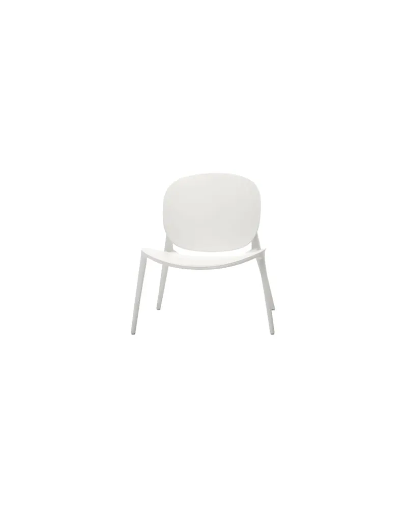 Kartell Lounge Sessel Be Bop - Weiß - Polypropylen - Designer Ludovica & Roberto Palomba 