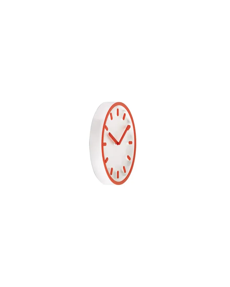 Magis Wanduhr Horloges - Orange - ABS - Designer Naoto Fukasawa 