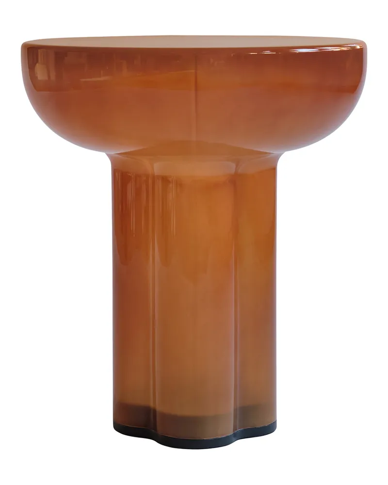 101 Copenhagen Beistelltisch Crown - Orange - mundgeblasenes Glas - Designer Tommy Hyldahl 