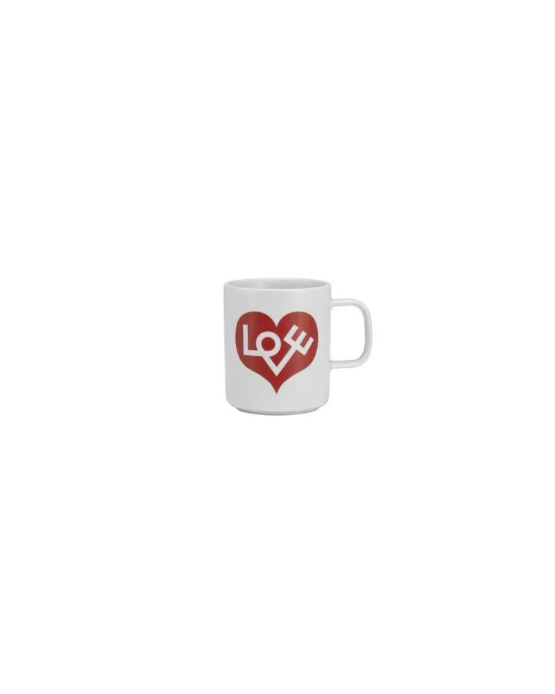 Vitra Becher Coffee Mugs - Rot - Porzellan - Designer Alexander Girard 