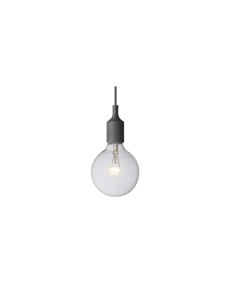 Muuto Pendelleuchte E27 - Grau - Silikon - Designer Taf Architects 