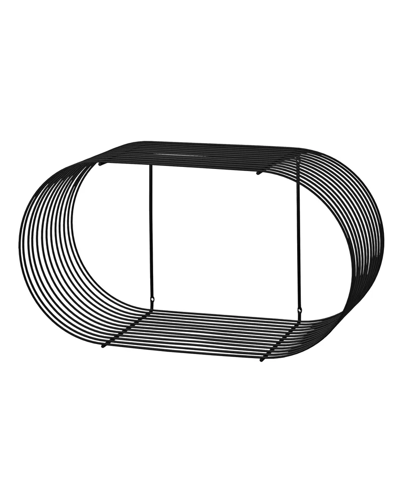 AYTM Wandregal Curva - Schwarz - Stahl 