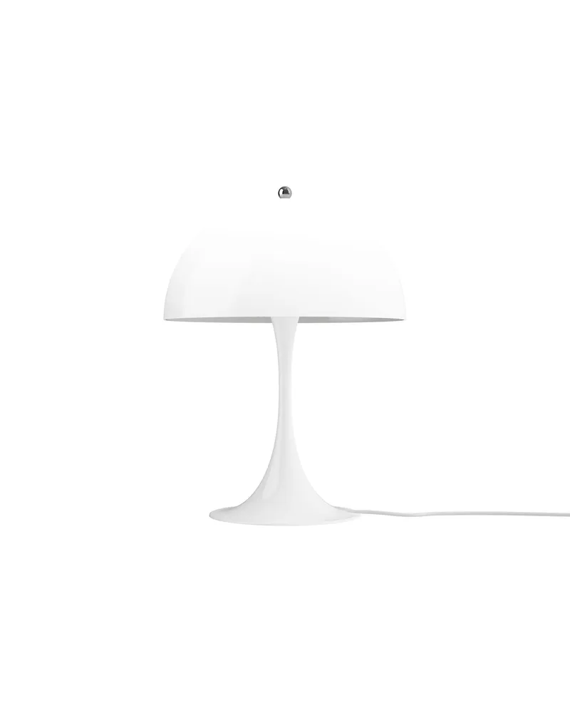 Louis Poulsen Tischleuchte Panthella - Beige - Acrylglas (Opal) - Designer Verner Panton 