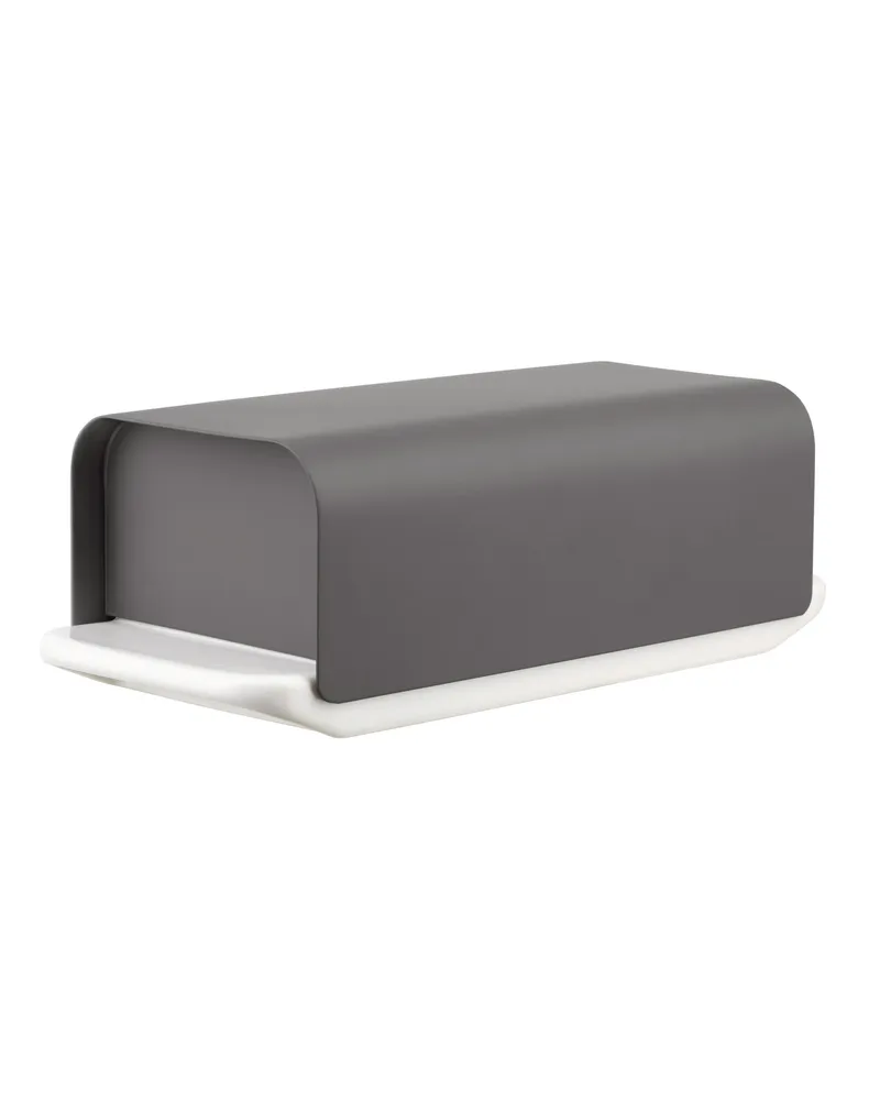Alessi Butterdose Mattina - Grau - Porzellan - Designer Big Game 