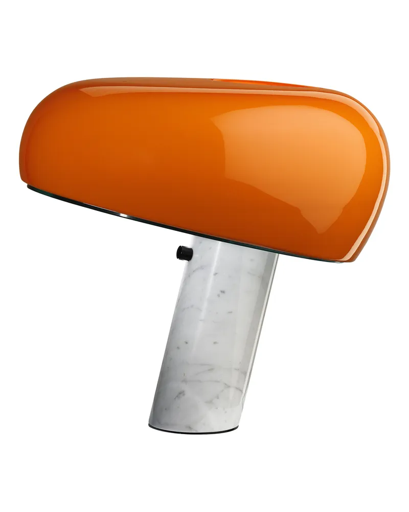 Flos Tischleuchte Snoopy - Grün - Carrara-Marmor - Designer Pier Giacomo Castiglioni 