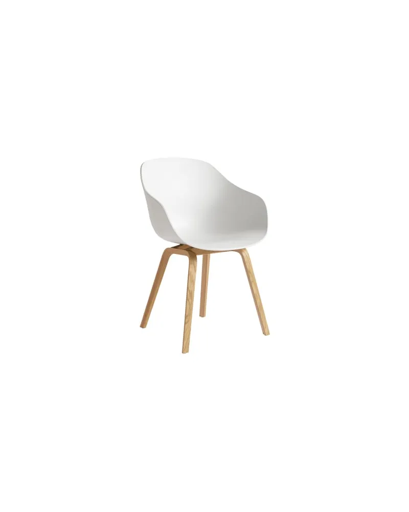 Hay Sessel About a chair - Weiß - Recyceltes Polypropylen - Designer Hee Welling 