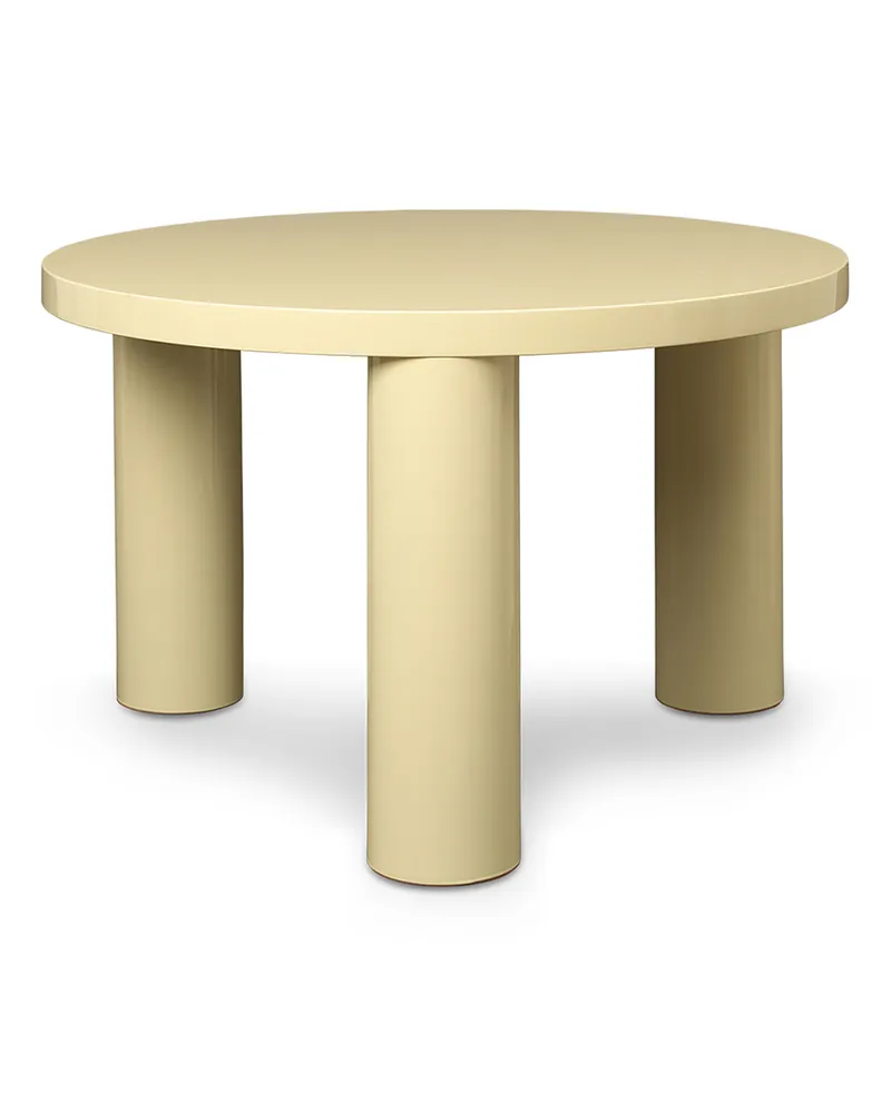 ferm LIVING Couchtisch Post - Gelb - lackierte Holzfaserplatte 