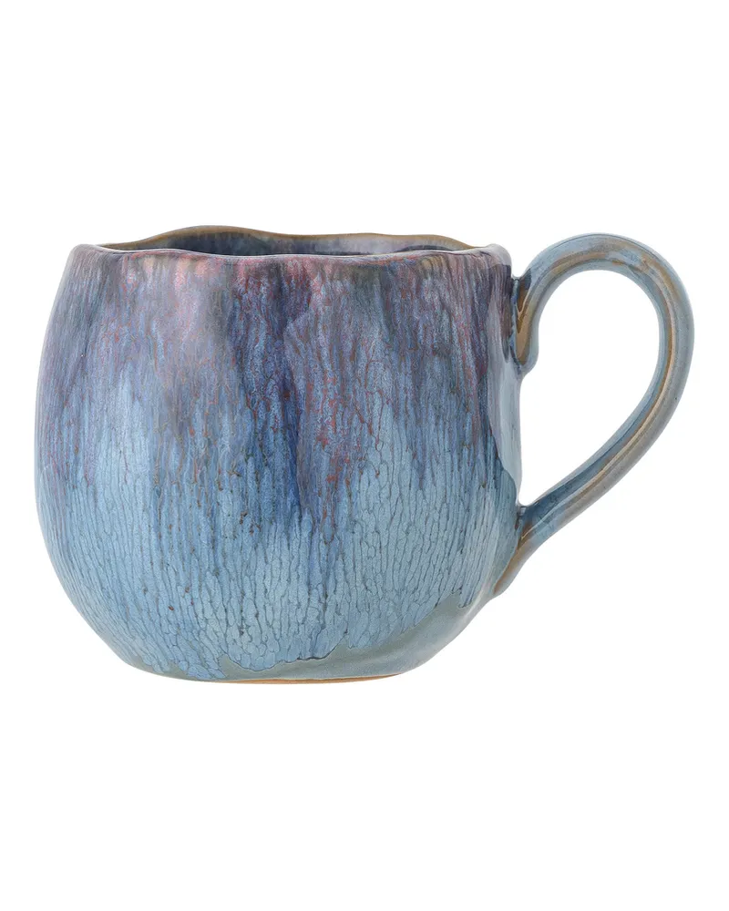 Bloomingville Becher Estella - Blau - emaillierter Sandstein 