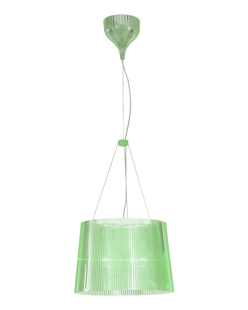 Kartell Pendelleuchte E - Grün - Polykarbonat - Designer Ferruccio Laviani 