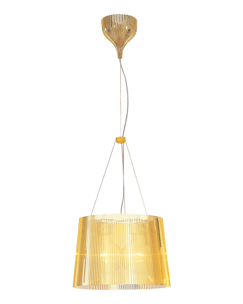 Kartell Pendelleuchte E - Grün - Polykarbonat - Designer Ferruccio Laviani 