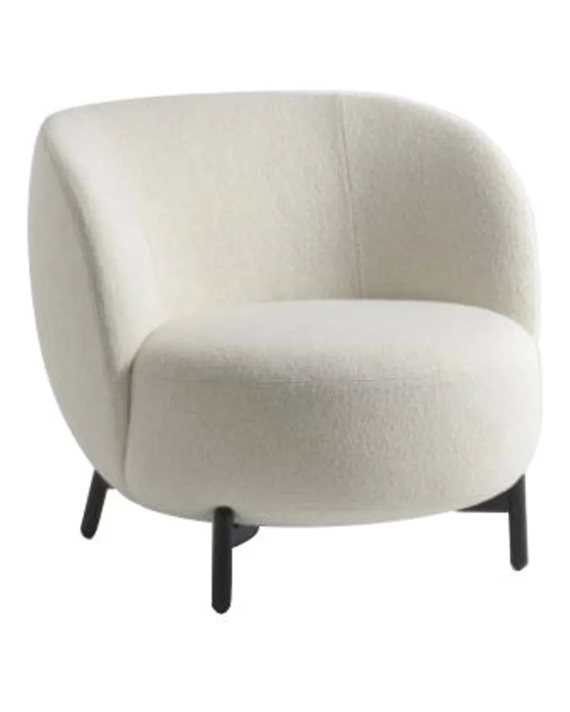 Kartell Gepolsterter Sessel Lunam - Weiß - Schlingenpol - Designer Patricia Urquiola 