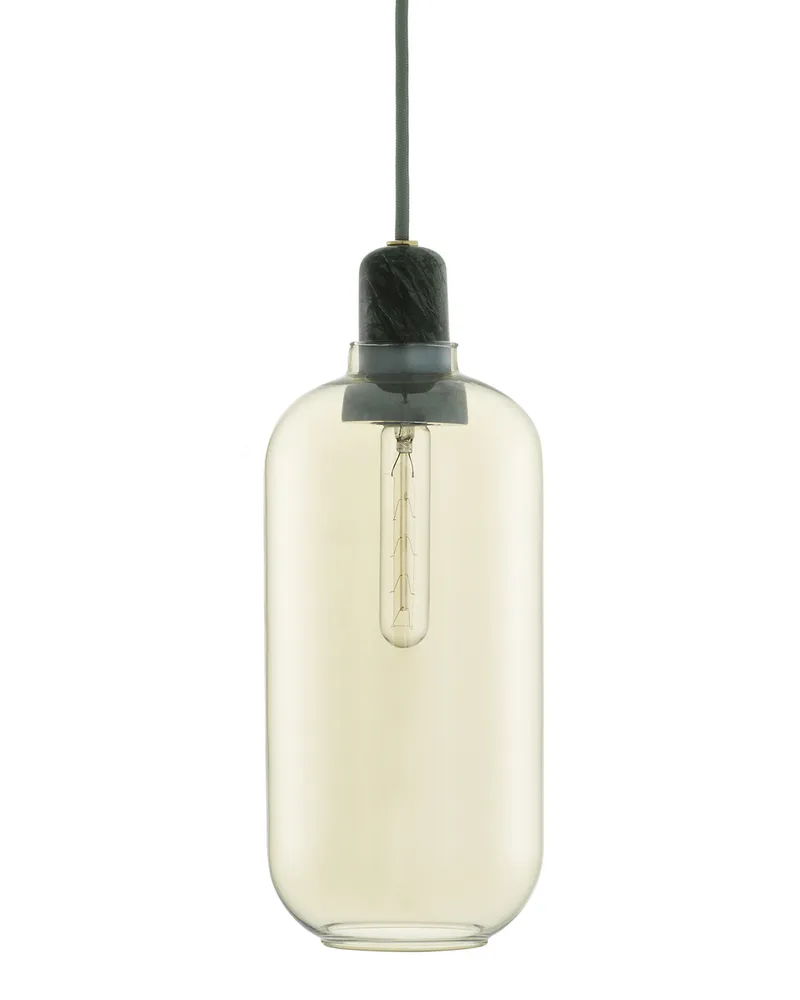 Normann Copenhagen Pendelleuchte Amp - Gold - Messing - Designer Simon Legald 