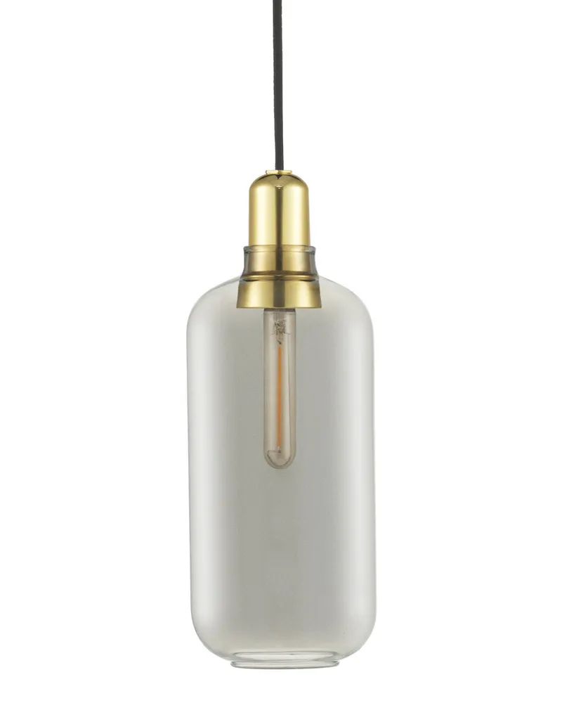 Normann Copenhagen Pendelleuchte Amp - Gold - Messing - Designer Simon Legald 