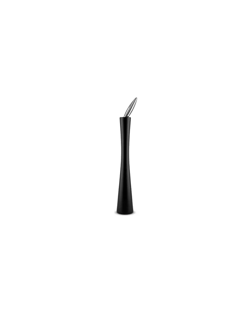 Alessi Salz- und Pfeffermühle Alessi 100 Values Collection - Schwarz - FSC-zertifizierte gedrechselte Buche - Designer Paolo Pagani 