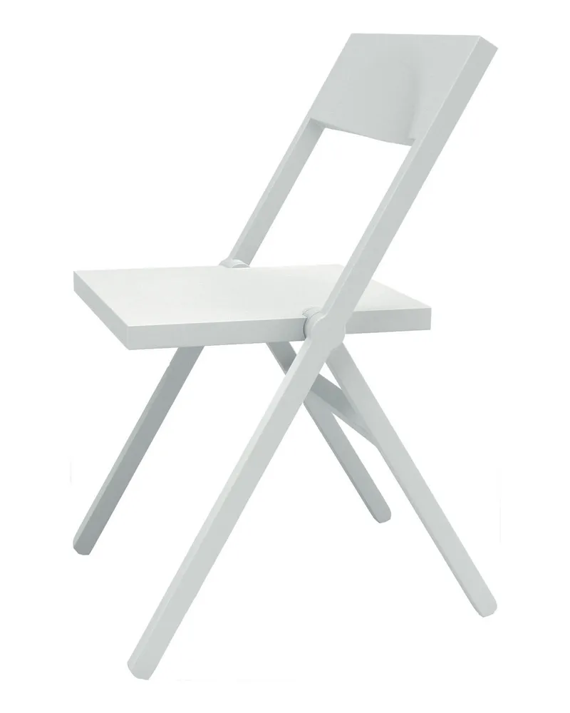 Alessi Stapelbarer Stuhl Piana - Weiß - Glasfaserverstärktes Polypropylen - Designer David Chipperfield 