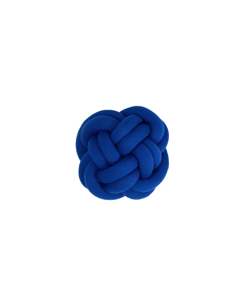 Design House Stockholm Kissen Knot - Blau - Polyacryl - Designer Ragnheiður Osp Sigurðardóttir 