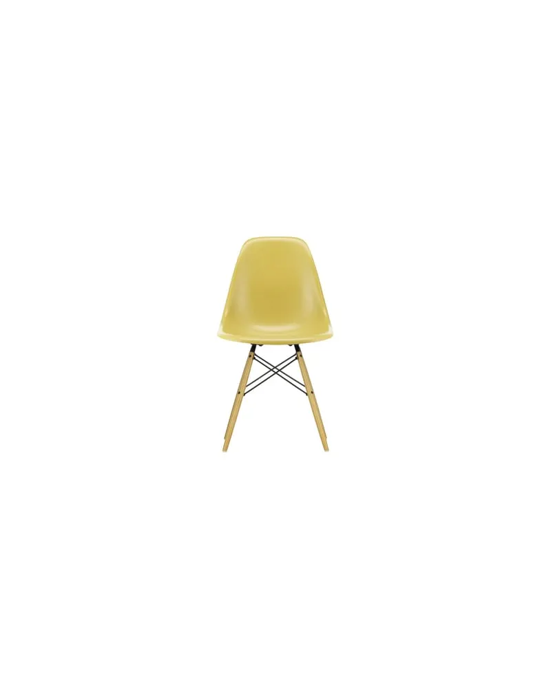 Vitra Stuhl Eames Fiberglass Side Chair - Gelb - Glasfaserverstärktes Polyester - Designer Charles & Ray Eames 